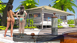 Honeymoon Island by Tk8000 - Alone in a Tropical with Your Horny Stepsis 1