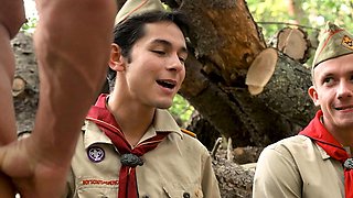 Cute scout twinks fucked raw by DILFs