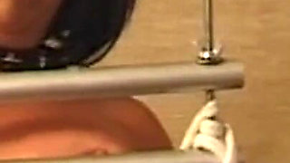 Mature Brunette Submissive Stretched Wide by Massive Toy