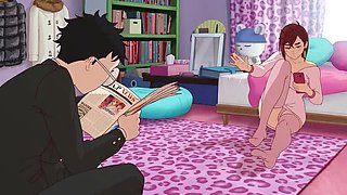 Pervy Stepsis Gets Harder Hentai Fuck - Big Tits & Creampie