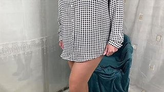 Mrs Mature Feet in Big Granny Panties Homemade British Amateur