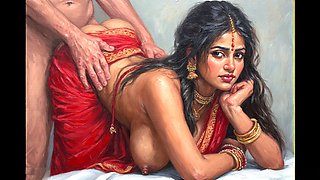 Desi brother-in-law has fun with his wife's sister and mom