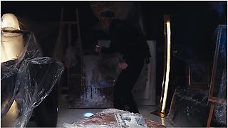 Female Security Girl Tricked Into Giving Handjob - Italian Babe Layla Scarlett Time Stop Freeze Porn