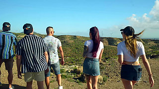 A Group of French Parthouzés in Nature