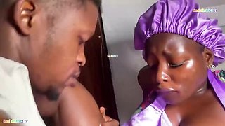 Black BBW Amateur Fucked Hard in Kitchen - Extreme Hardcore Sex with Cumshot