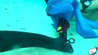 Supergirl Gets Ravaged by a Horny Octopus in Bonaire