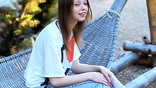 Petite Russian Brunette Teen: Pleasure Island