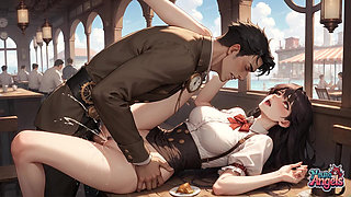 Creamy Steampunk Seduction: Maid's Whipped Cream Explosion