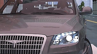 No More Cash 4 - Toby Pressing His Landlady's Breasts at the Beach