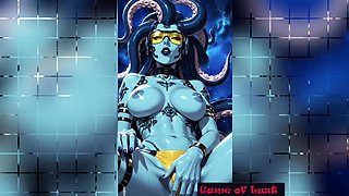 Gol Busty Alien Fantasy Animation V2