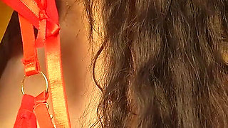A Pregnant Indian Stepsister Sniffs Her Red Panties and Sneezes on Them, Which Turns Her on and She Masturbates Because