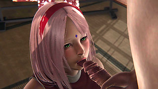 Sakura Wants to Suck L 3D Hentai Uncensored Naruto