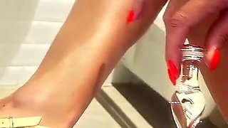 Story #17. French Blonde Does Dirty Sex in a Toilet - Sexual Foreplay