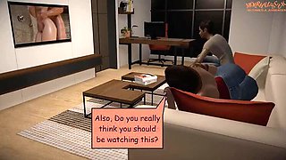 Hot Animated Stepmom Surprise in Shower - 3D Mom Banging Step Son