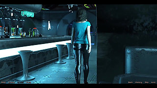 Stranded in Space - Date Night with Hot Blue Haired MILF