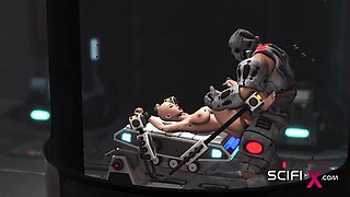 Captivating dear's cuffed and fucked porn