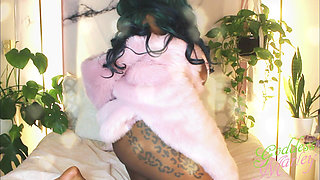 Big Tits in Pink Fur