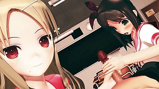 Come-hither fancy woman - titty fuck porn - Hentai PD