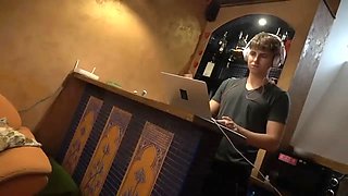 3 cougars 1 young cock at GrandMams