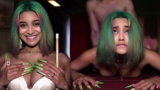 Secretary group sex hardcore fucking blond girl facia