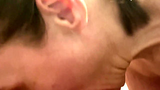 Trying something new close up Bj and cum in my mouth and of course I always swallow every last drop!