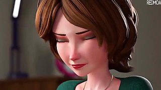 Hot Animated MILF Sex with Akashamunir - Home Fuck in 3D Animation