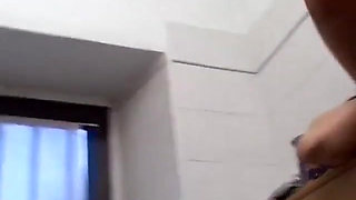 Italian young couple can do a lot of dirty things in the toilet