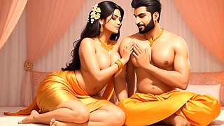 Indian Sister-in-Law Teaches Stepbrother Hardcore Anal & Doggy Style Sex