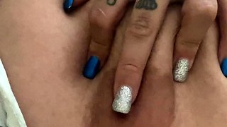 Chubby Brunette Big Boobs Dildo Masturbation