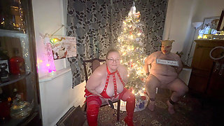 Mrs Kinkmas Christmas Story with Satana's Piggy.