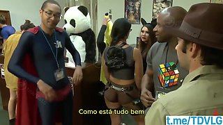 Cosplayer Gangbang Porn Video