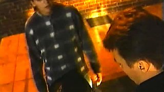 Bald dude fucks sweet brunette hardcore after hot blowjob