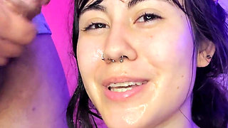 My Friend's Girlfriend Is a Dirty Bitch, When He Goes to Work She Comes to Take a Bath with My Piss