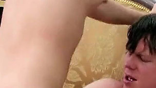 Blonde skinny teen Jewles fucked by horny stepbrother