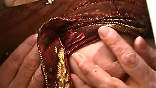 Two Fantastic Busty Amateur MILFs Masturbate Their Hairy Pussy with Dildos and Enjoy