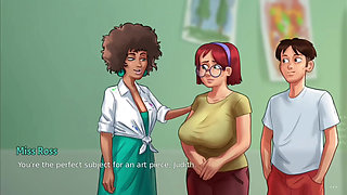 Barbara's Erotic Art Lessons - Summer Time Saga