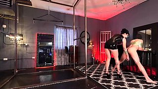 Goddess Sydnie - Ballbusted by Rubber Goddess to earn being