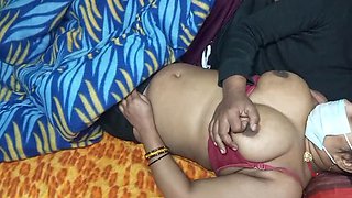 First Time My Indian Wife Sucks My Dick - Amateur Homemade Blowjob with Big Tits