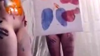 Milf And Teen Amateur Shower Sirup Mess