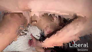 Operated Friend Gets Fucked by Two of Her Friends at Her House