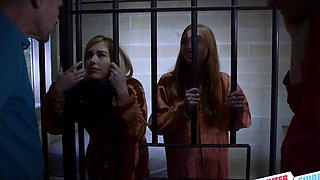 Ava and Summer indulge in a steamy lesbian encounter while Ryan watches on
