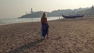 Amateur Blonde MILF Fucked Hard After Outdoor Walk - Selena701 Homemade Sex