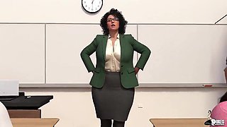 School dude has a secret date with his futa lecturer