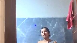 Indian Akka Bathing And Dressing Up