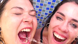 Tropical Wet Threesome with Kinky Mary
