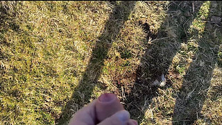 Caught Stroking in Public... She Helped Me Finish