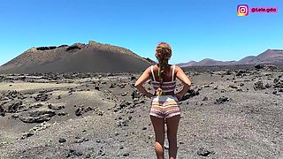 Porn Video Blog. Public Blowjob In A Volcano!