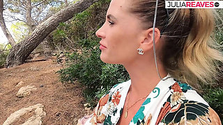 Horny MILF Jean Pallett rides hard dick and sucks cum in car