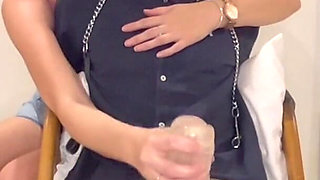 Fleshlight Reacharound Ruined Orgasm. Messy Cock Slap Finish