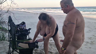 Exhibitionist Beach Fuck